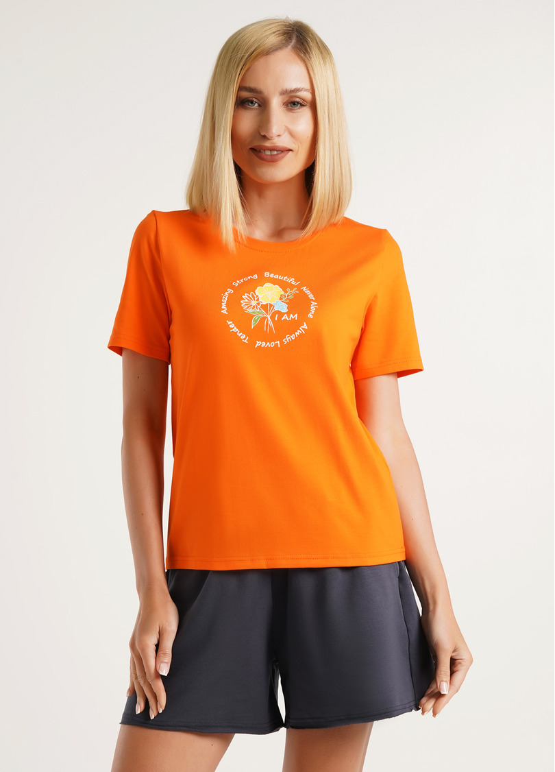 Футболка хлопковый STRONG 4802/010 orange (оранжевый)