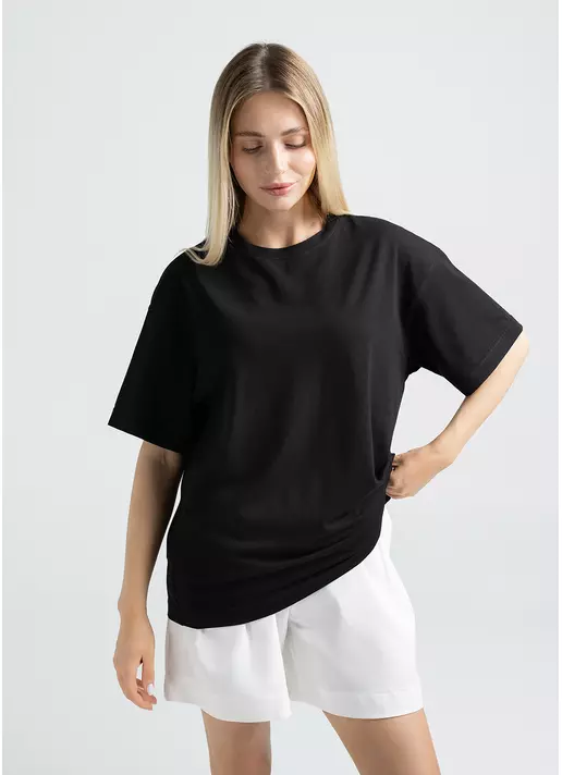 Футболка оверсайз T-SHIRT BASIC, чорна