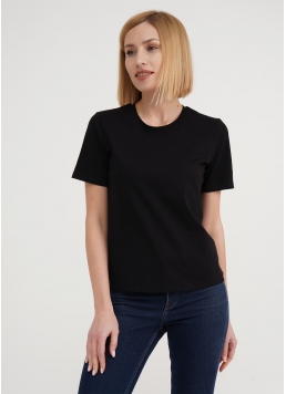 Хлопковая футболка T-SHIRT CLASSIC 4802/010 black (черный)