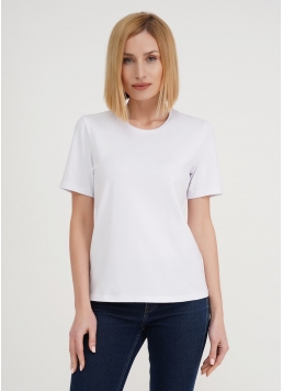 Хлопковая футболка T-SHIRT CLASSIC 4802/010 white (белый)
