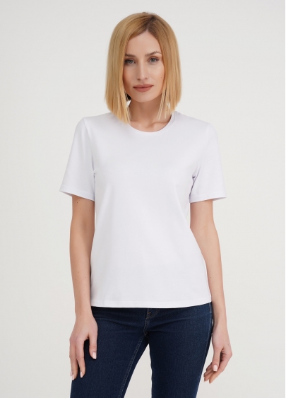 Бавовняна футболка T-SHIRT CLASSIC 4802/010 white (білий)