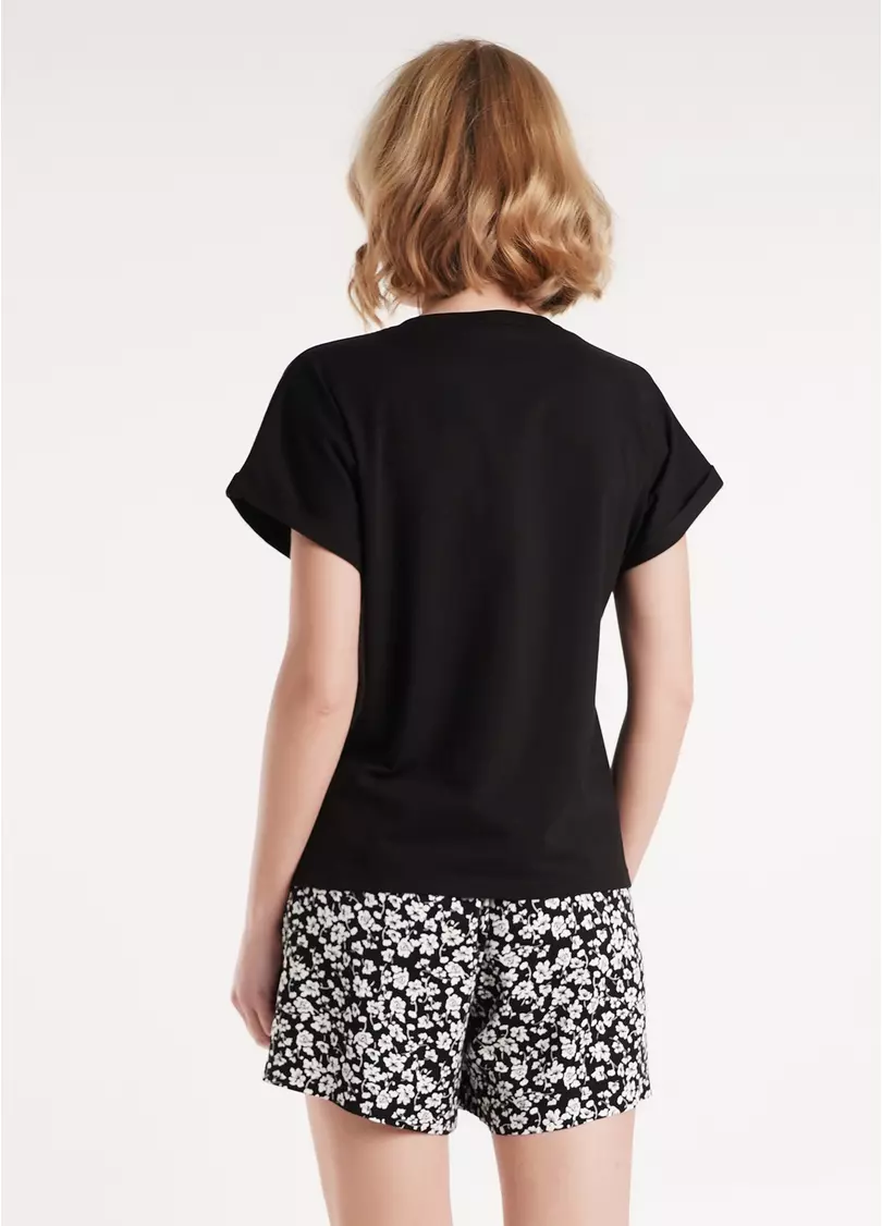 Футболка из хлопка T-SHIRT CLASSIC 4809/010 black (черный)