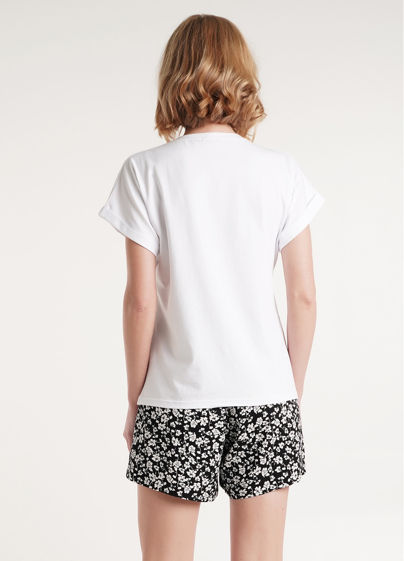 Футболка из хлопка T-SHIRT CLASSIC 4809/010 white (белый)