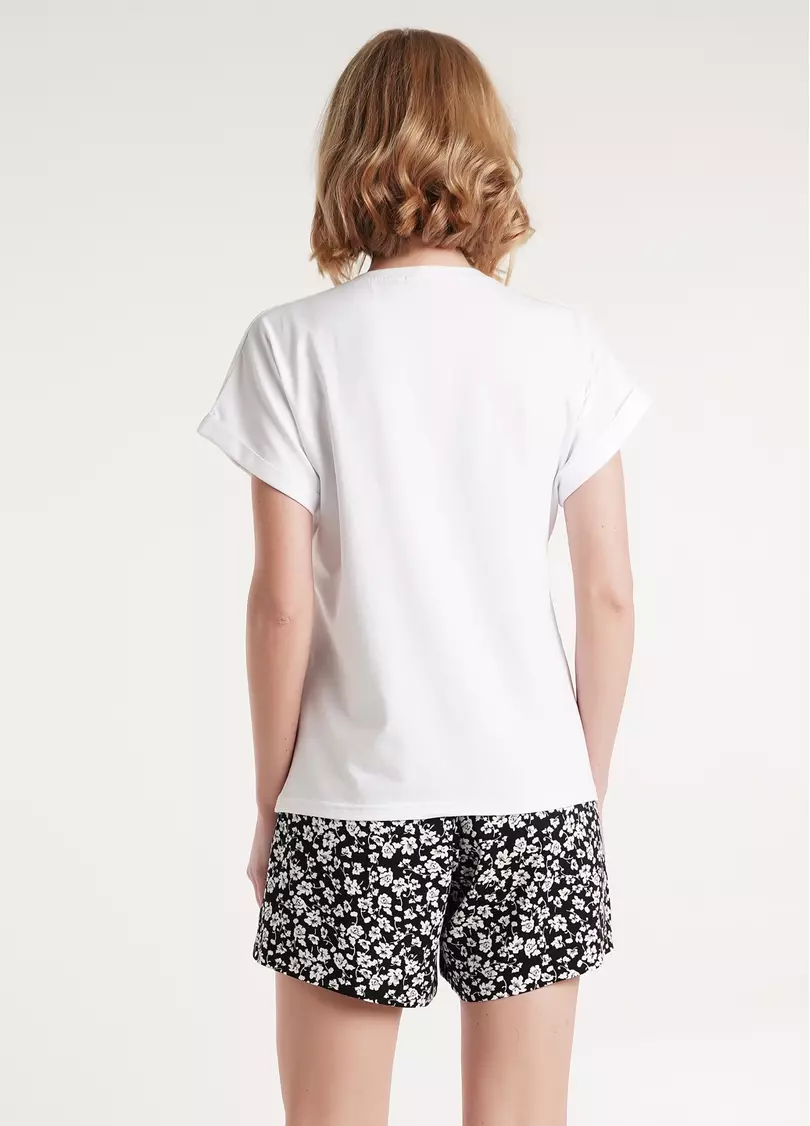 Футболка из хлопка T-SHIRT CLASSIC 4809/010 white (белый)