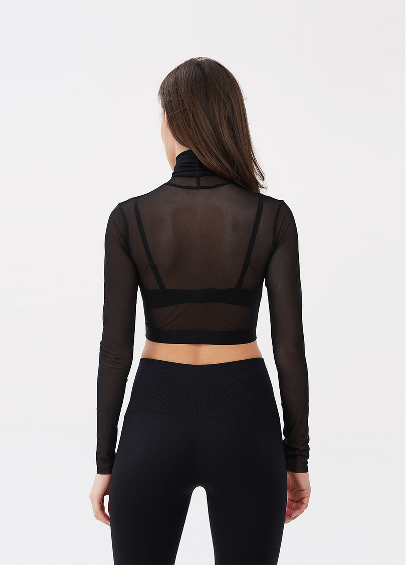 Кроп-топ сетка Tatoo 4103/07 black (черный)