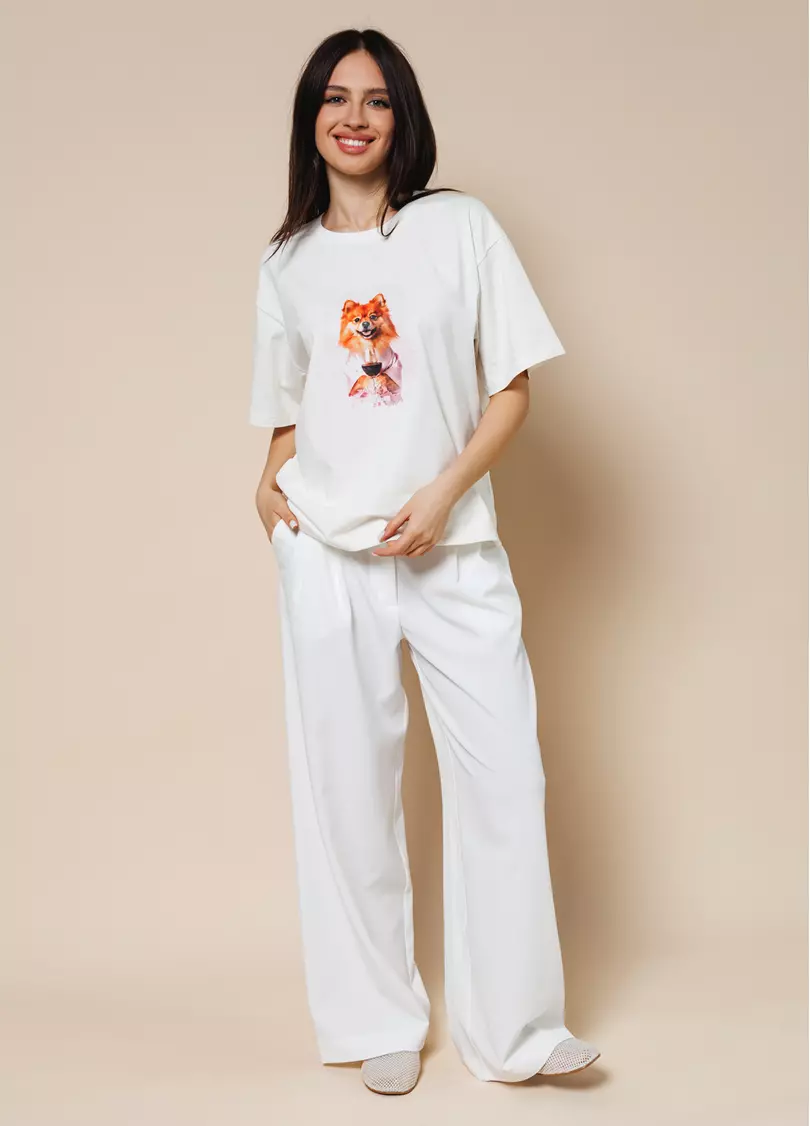 Футболка з померанським шпіцом URBAN PAWS 4826/010