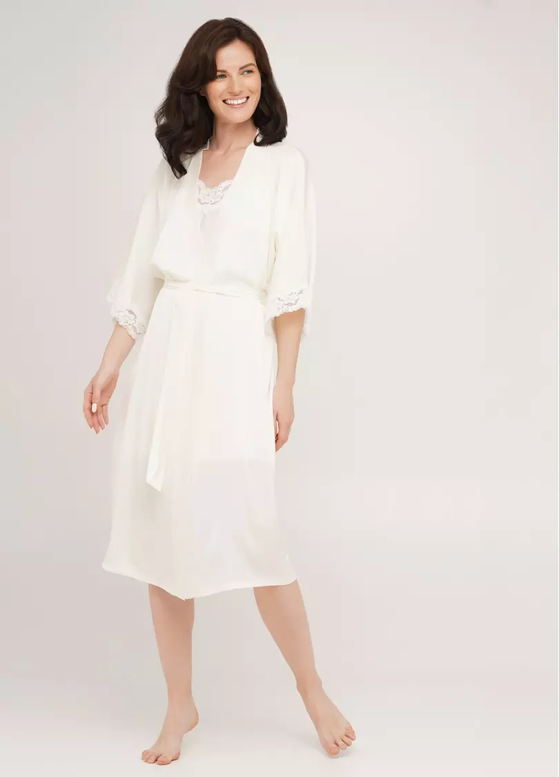 Халат HELENA 7214/051 ecru (білий)