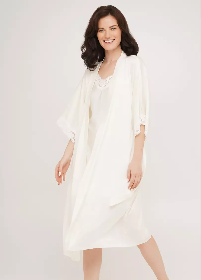 Халат HELENA 7214/051 ecru (білий)