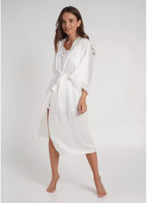 Халат HELENA 7214/051 milk (белый)
