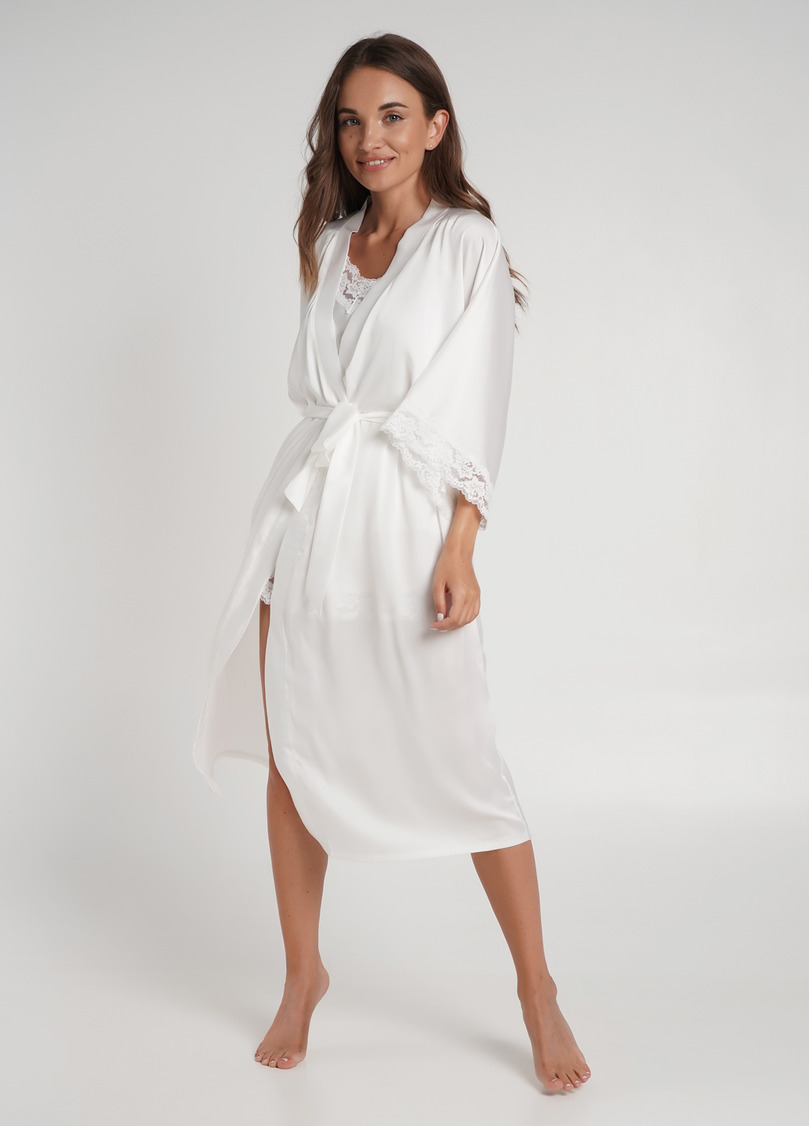 Халат HELENA 7214/051 milk (белый)