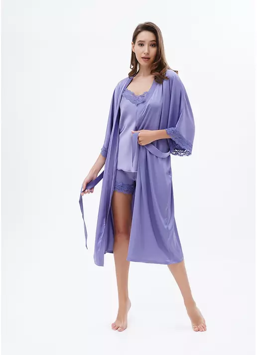 Халат HELENA 7214/051 violet (фиолетовый)