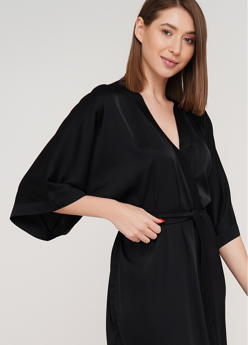 Халат HELENA 7215/050 black (чорний)