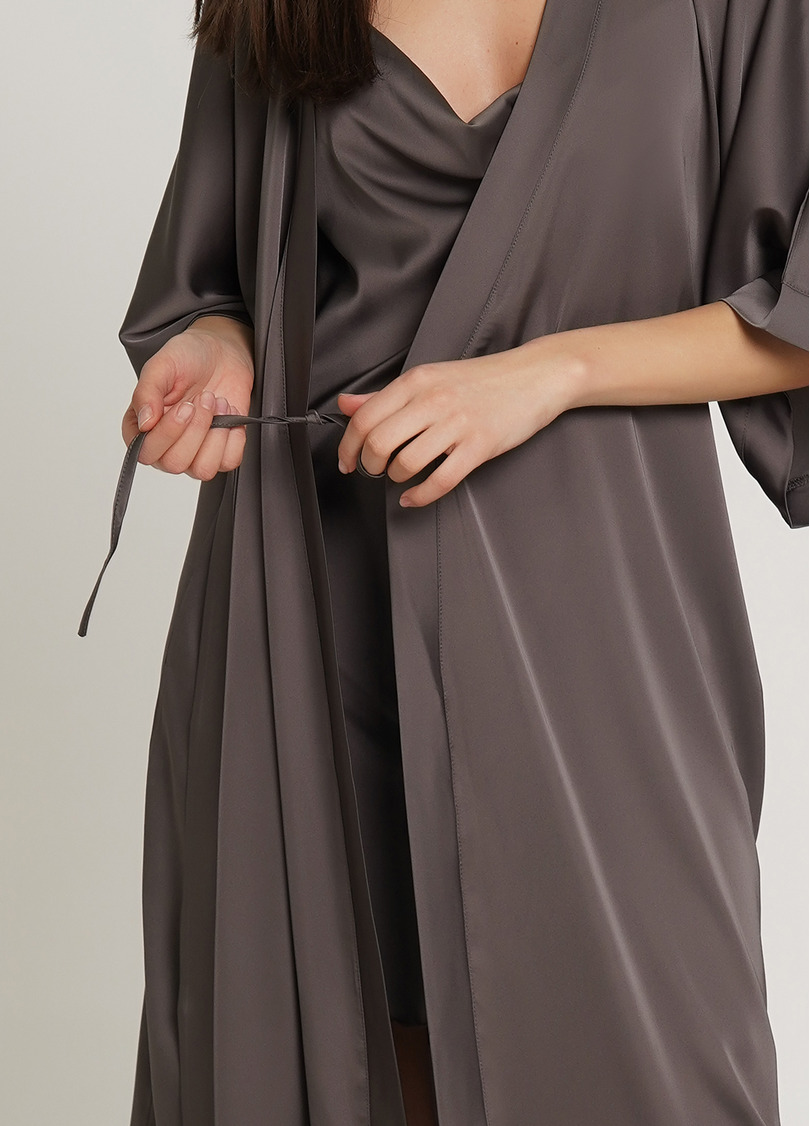 Халат HELENA 7215/050 cappuccino (коричневий)