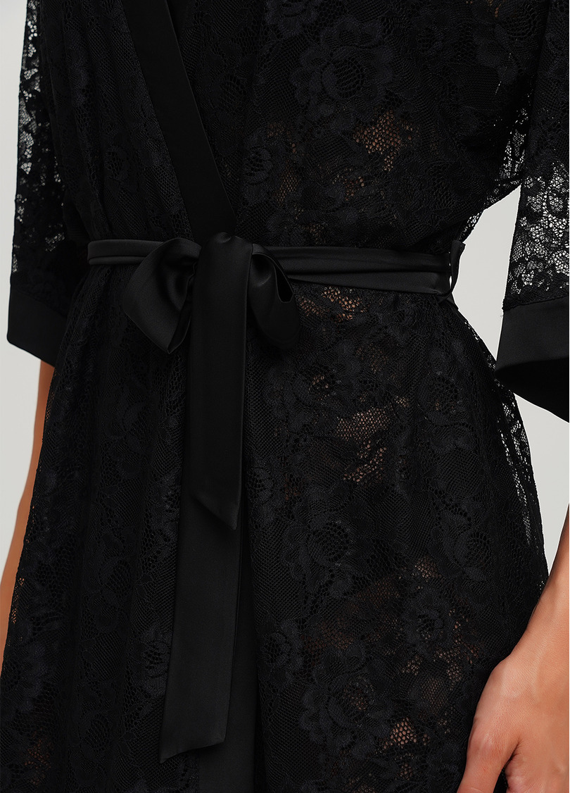 Жіночий мереживний халат ROSA 7213/061