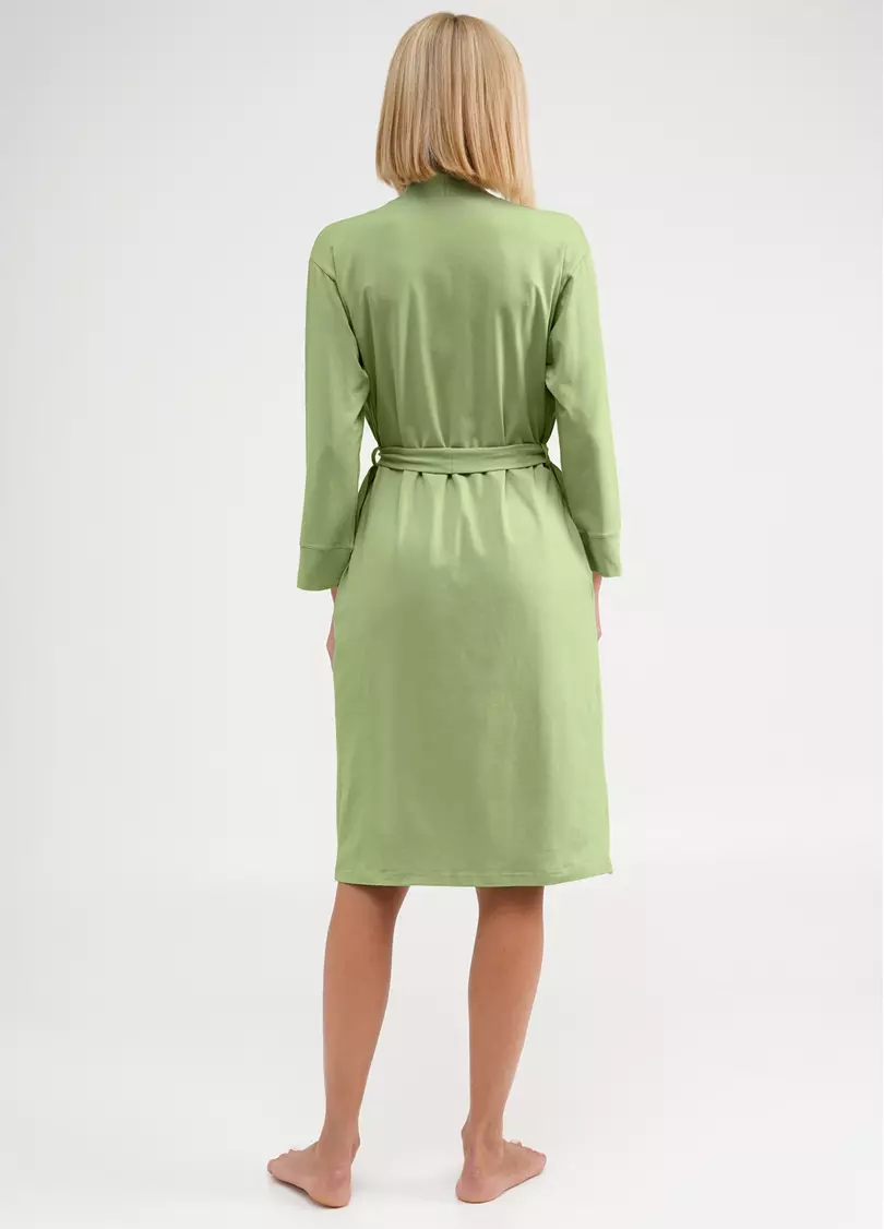 Бавовняний халат SEVILLA 7329/010 light green (зелений)