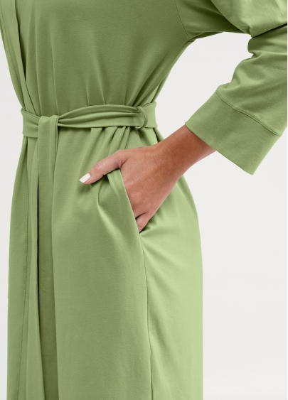 Бавовняний халат SEVILLA 7329/010 light green (зелений)