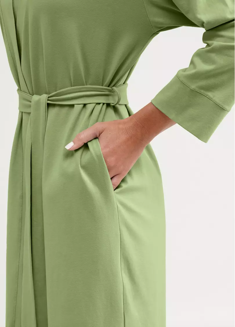 Бавовняний халат SEVILLA 7329/010 light green (зелений)