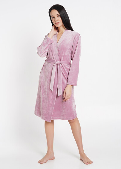 Халат велюровый SOFT WINTER 7318/080 pink (розовый)