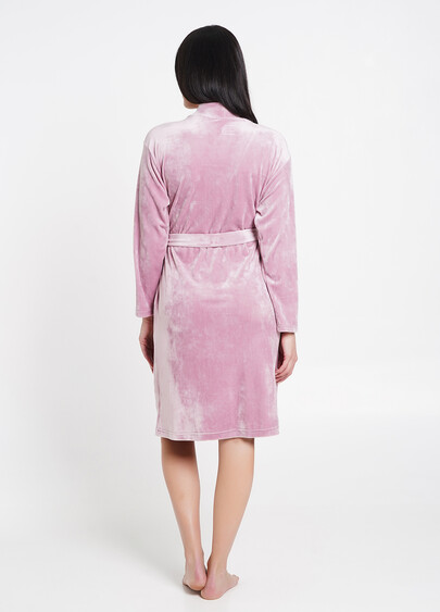 Халат велюровый SOFT WINTER 7318/080 pink (розовый)