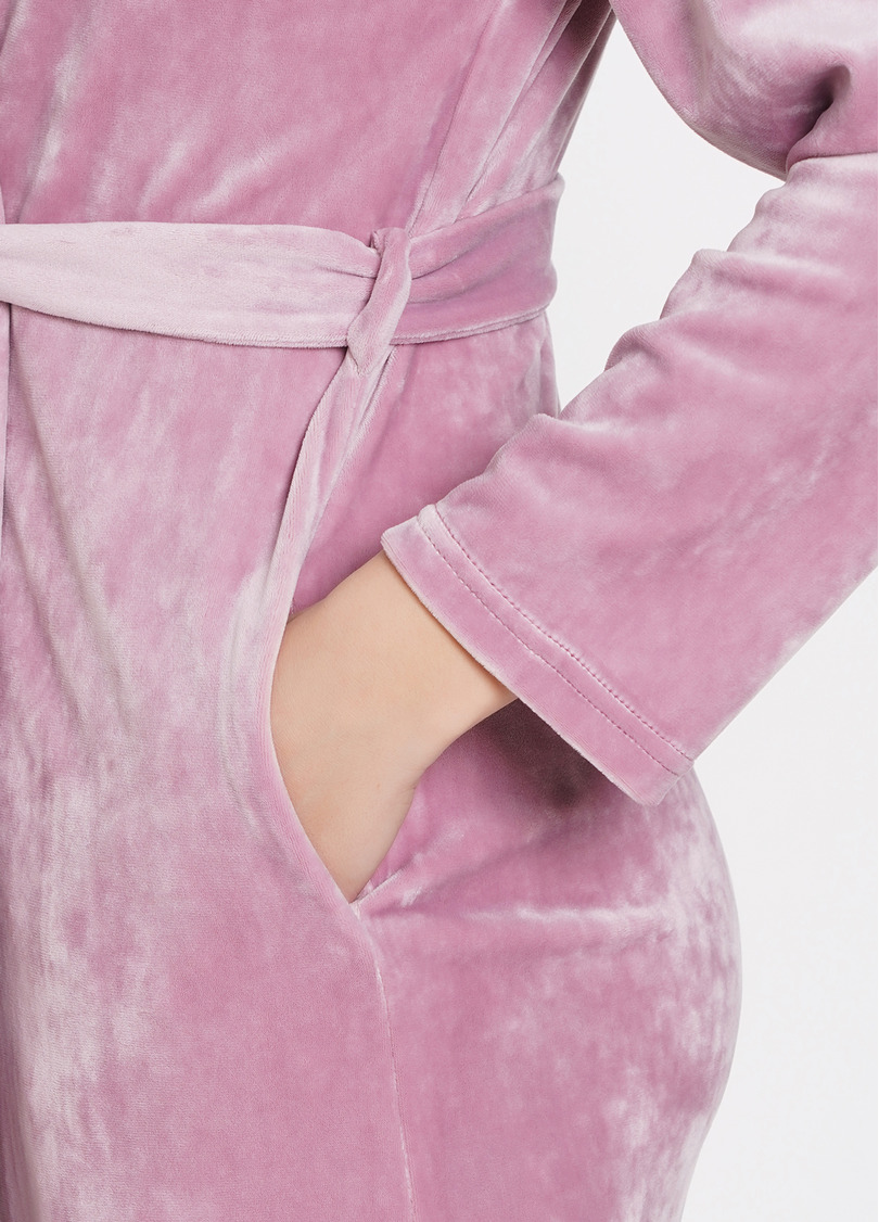 Халат велюровий SOFT WINTER 7318/080 pink (рожевий)