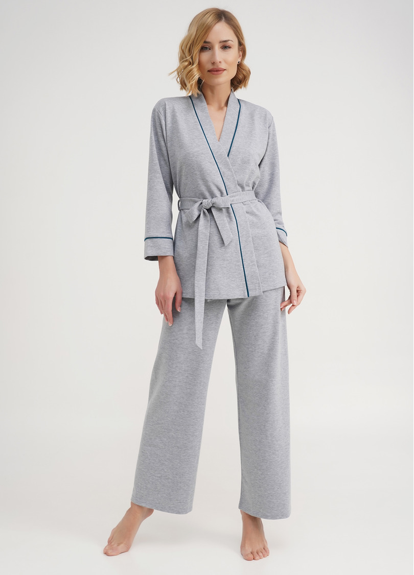 Комплект бавовняний на запах FAVORITE TIME 5501/180 light grey melange (сірий)