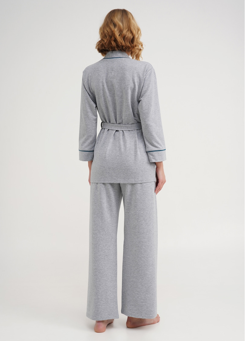 Комплект бавовняний на запах FAVORITE TIME 5501/180 light grey melange (сірий)