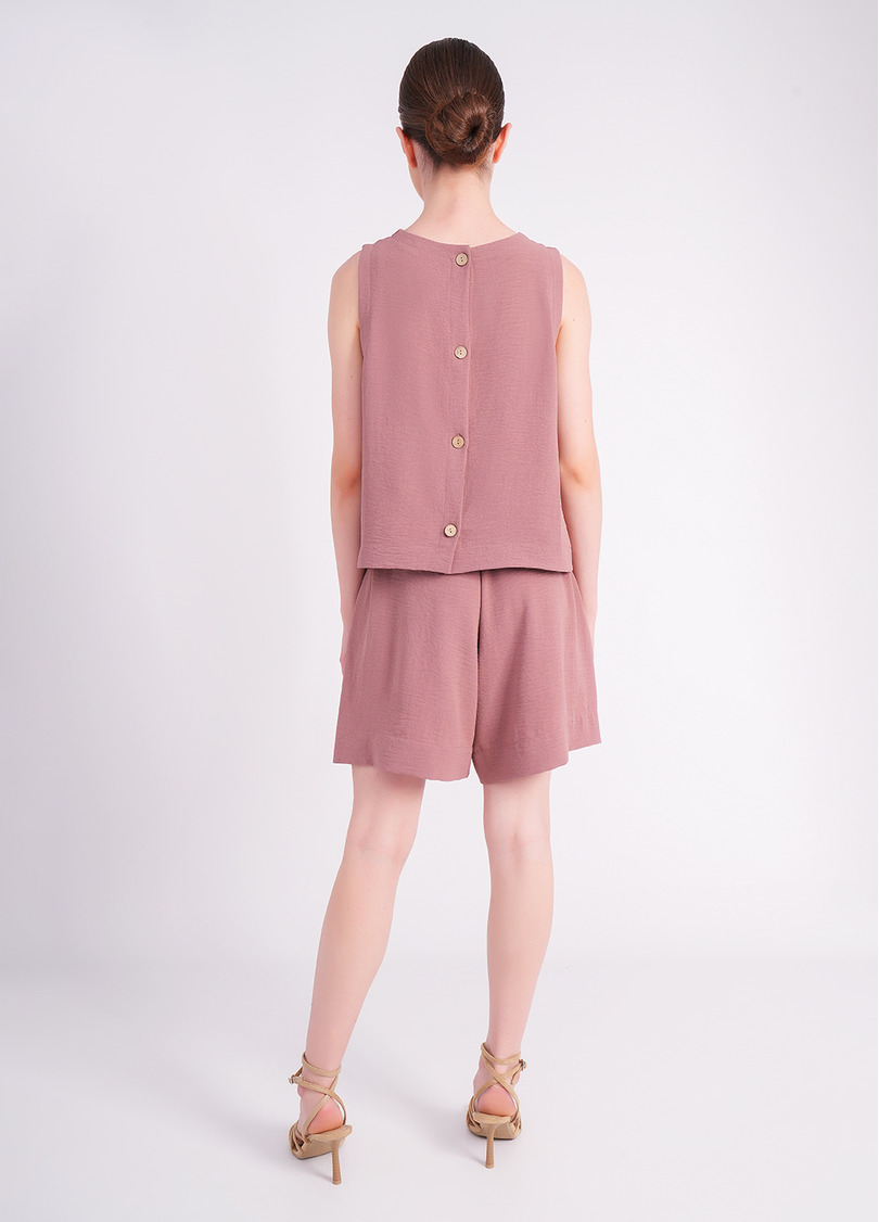 Комплект з жатого льону FLAWLESS 6701/260 cocoa brown (коричневий)