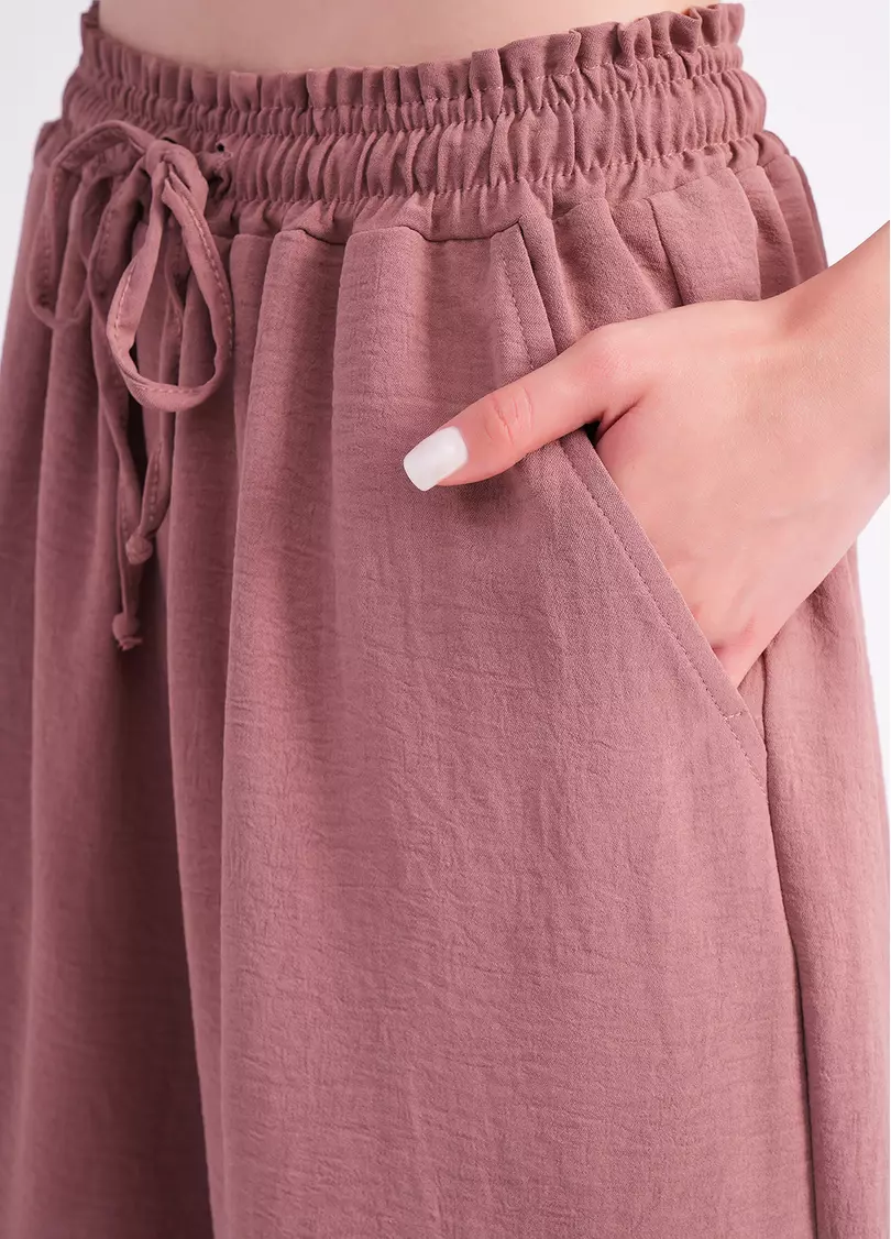 Комплект з жатого льону FLAWLESS 6701/260 cocoa brown (коричневий)