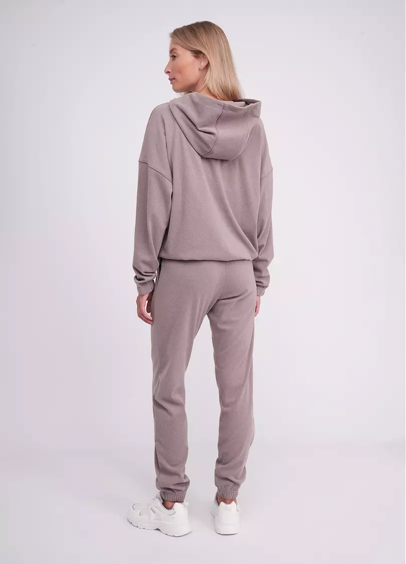 Флисовый комплект с худи FLEECE FLOW 5811/210 soft truffle (коричневый)