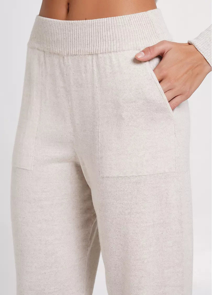 Вовняний комплект джемпер та штани FREYJA 5805/230 grey (сірий)