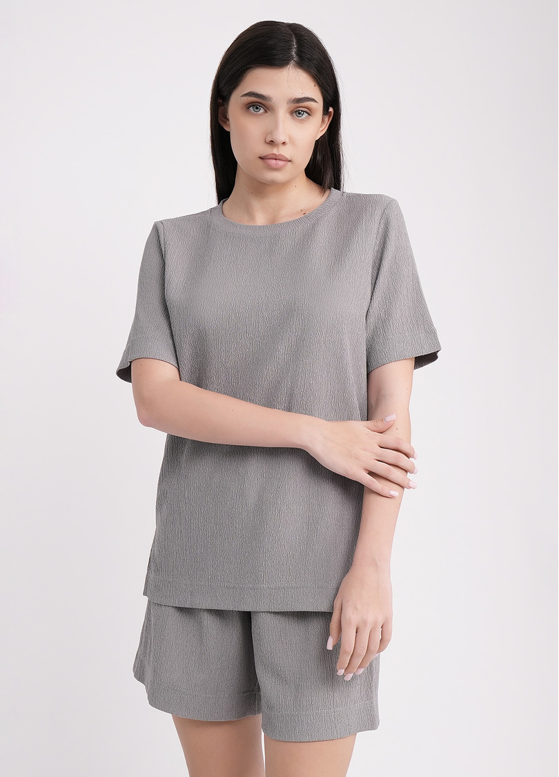 Комплект футболка та шорти RUMPLE RICH 6130/260 light grey (сірий)