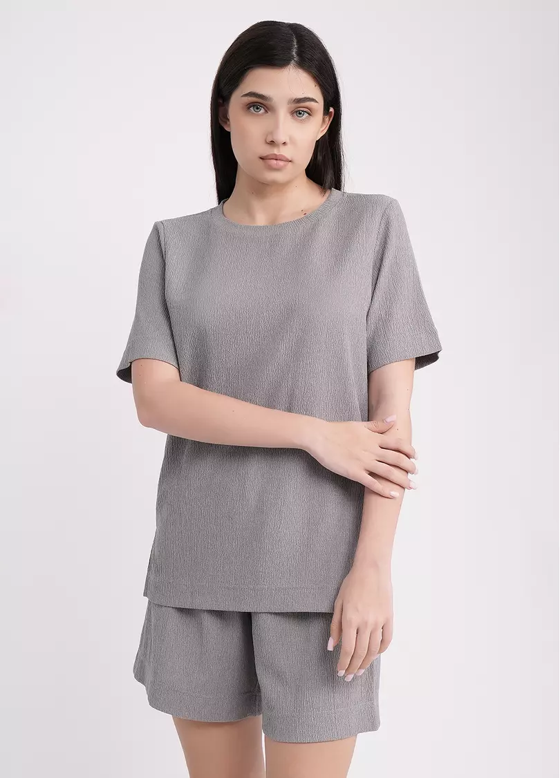 Комплект футболка и шорты RUMPLE RICH 6130/260 light grey (серый)