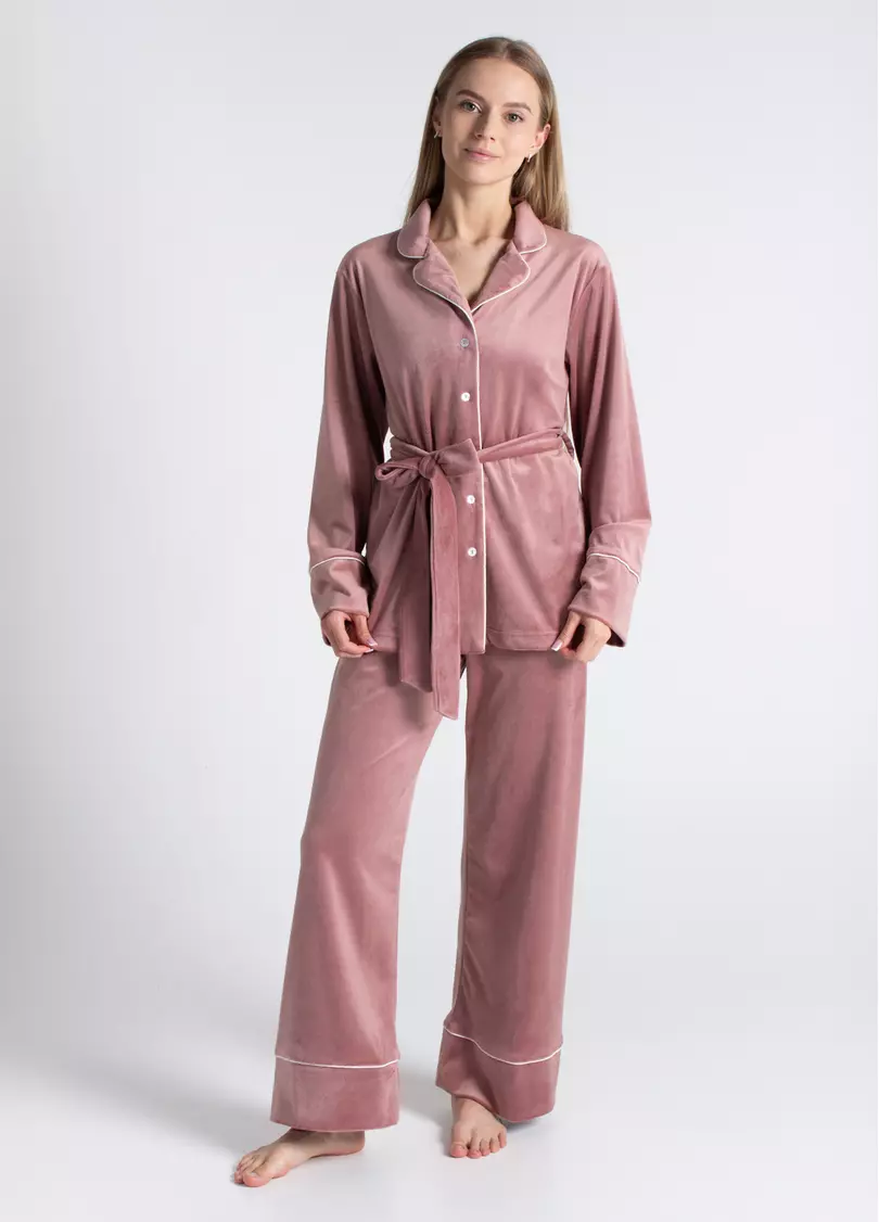 Велюровый комплект SOFT WINTER 5509/080 dusty rose (розовый)