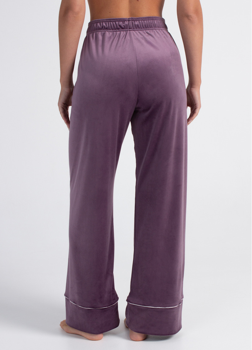 Велюровий комплект на запах SOFT WINTER 5606/080 lavender purple (фіолетовий)