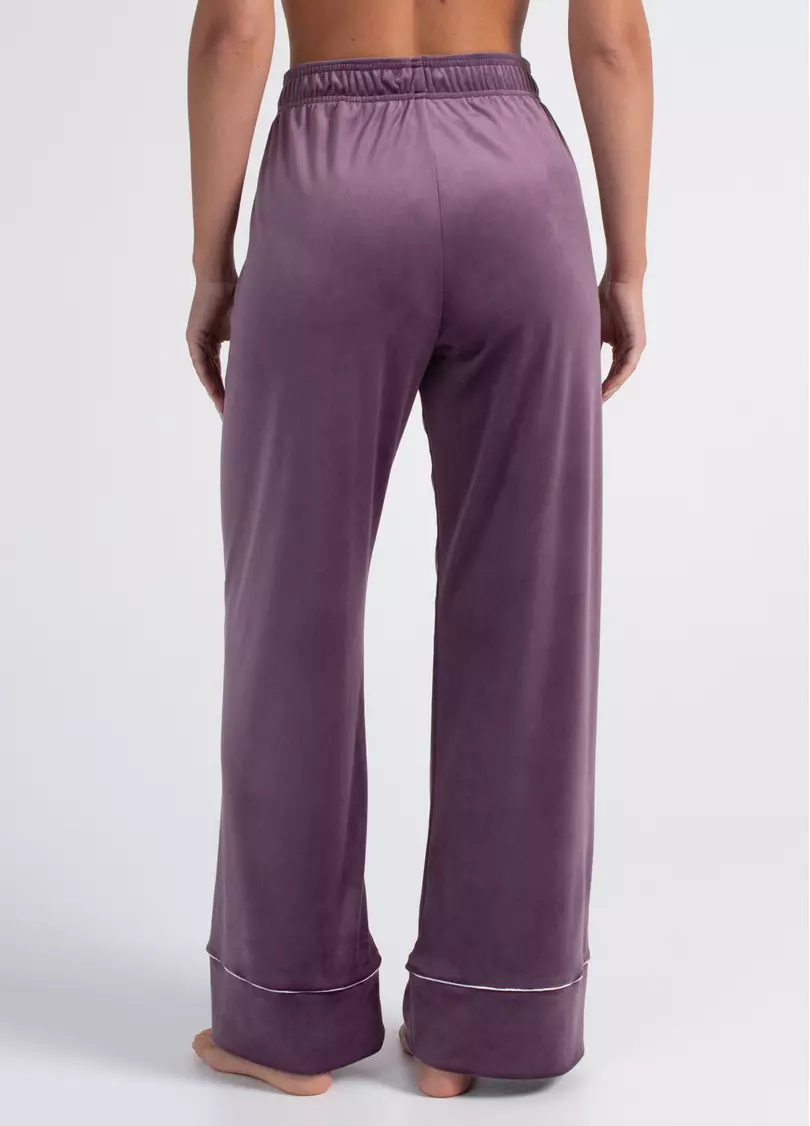 Велюровий комплект на запах SOFT WINTER 5606/080 lavender purple (фіолетовий)