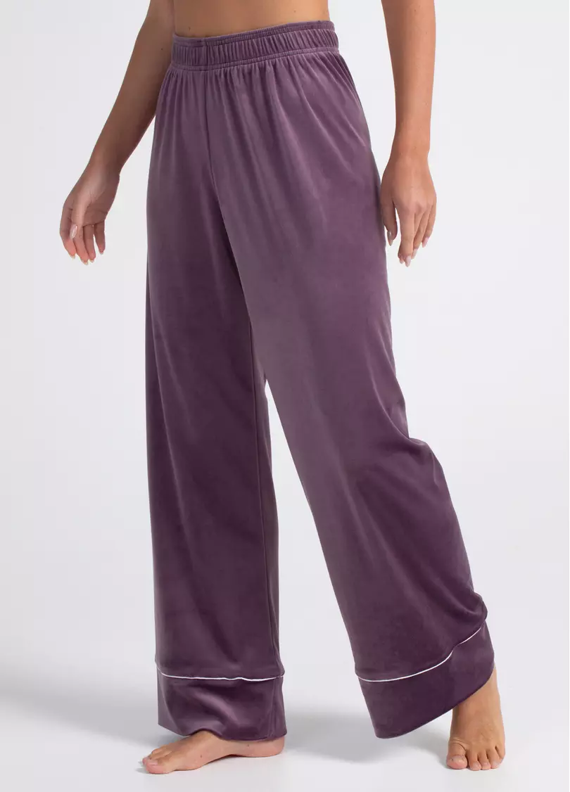 Велюровий комплект на запах SOFT WINTER 5606/080 lavender purple (фіолетовий)