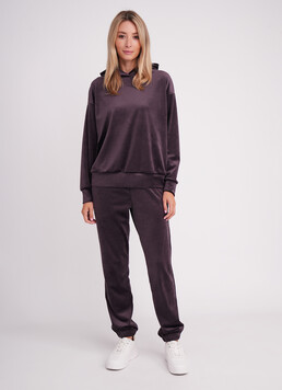 Велюровий комплект SOFT WINTER 5814/080 dark lavender (фіолетовий)