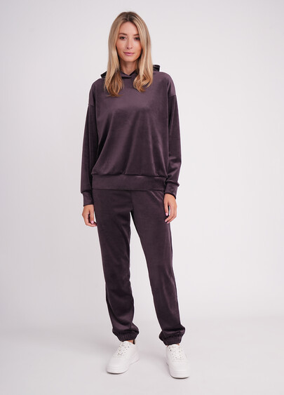 Велюровий комплект SOFT WINTER 5814/080 dark lavender (фіолетовий)