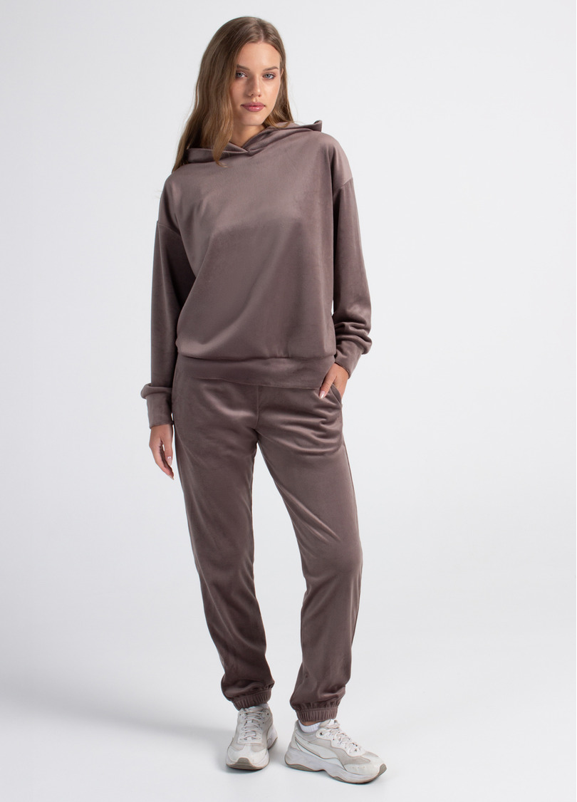 Велюровий комплект SOFT WINTER 5814/080 mokko (коричневий)