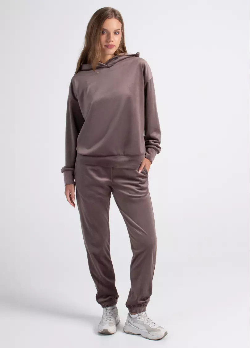 Велюровий комплект SOFT WINTER 5814/080 mokko (коричневий)