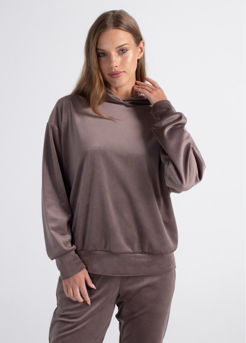 Велюровий комплект SOFT WINTER 5814/080 mokko (коричневий)