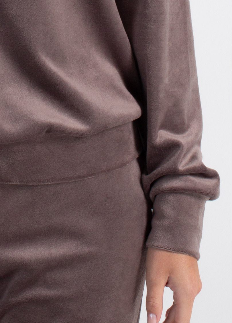 Велюровий комплект SOFT WINTER 5814/080 mokko (коричневий)