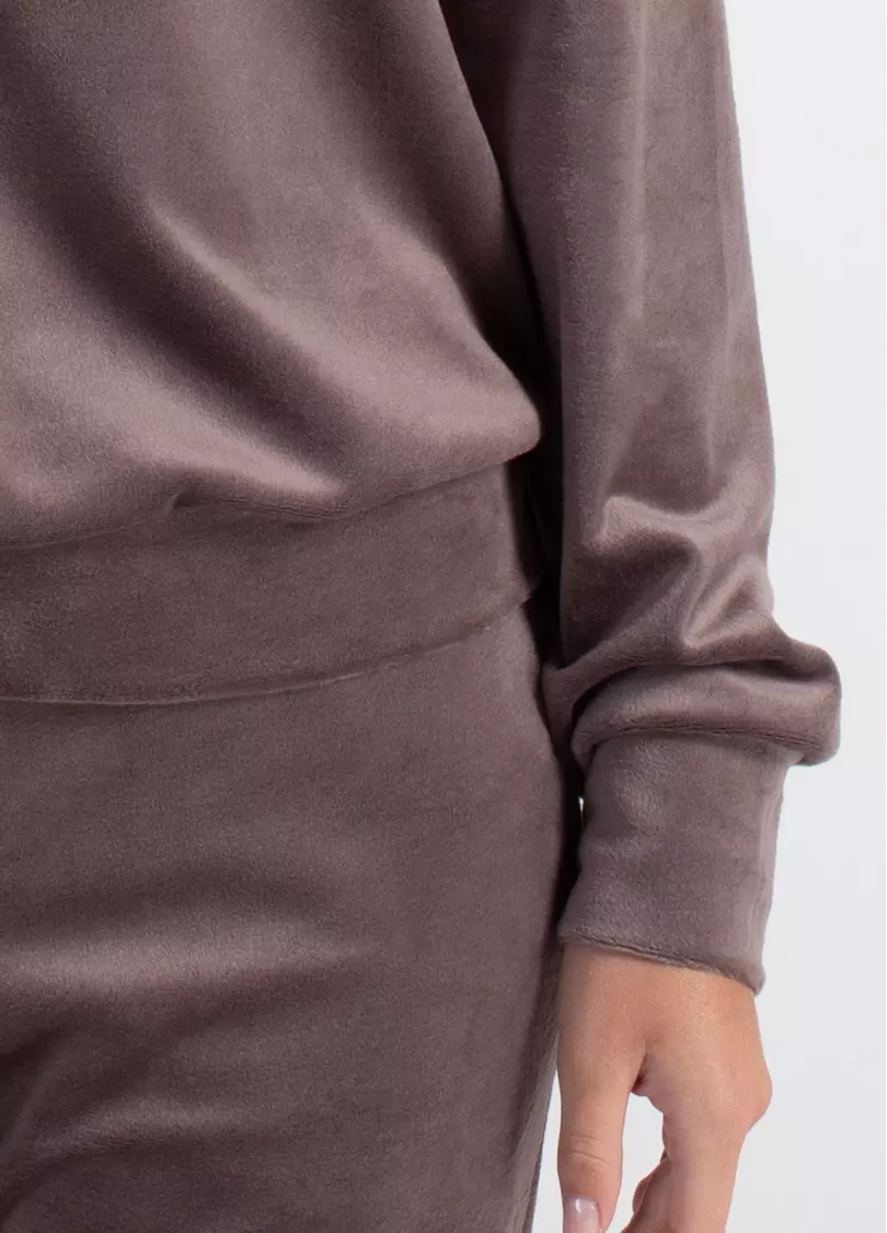 Велюровий комплект SOFT WINTER 5814/080 mokko (коричневий)