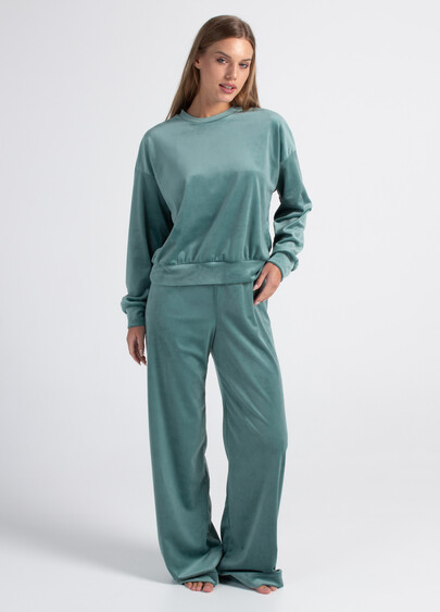 Велюровый комплект SOFT WINTER 5815/080 jade green (зеленый)