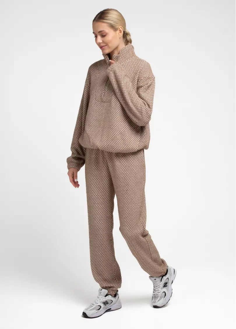 Комплект свитер и штаны SOFTCORE 5816/290 cocoa cupcake/white (коричневый/белый)