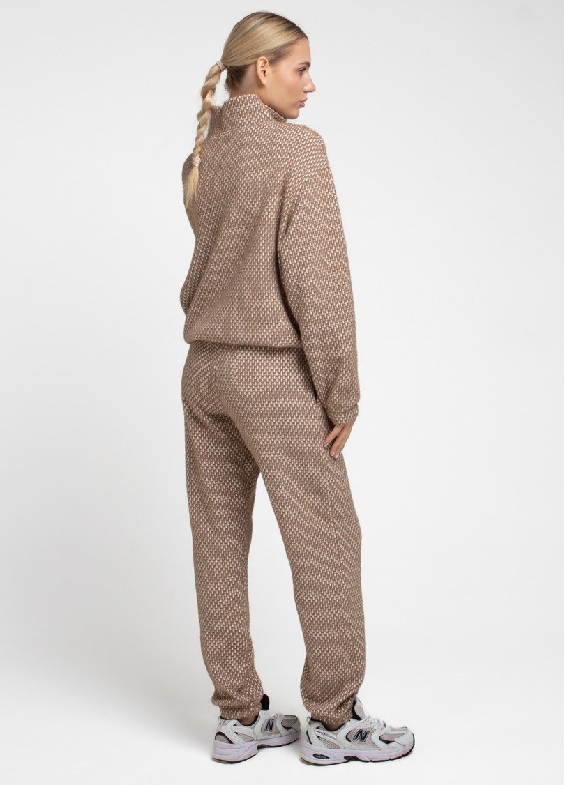 Комплект свитер и штаны SOFTCORE 5816/290 cocoa cupcake/white (коричневый/белый)