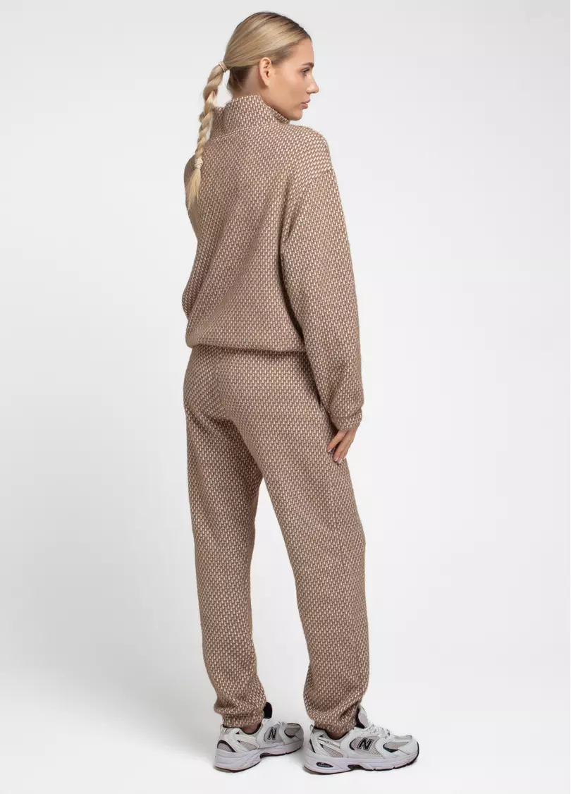 Комплект свитер и штаны SOFTCORE 5816/290 cocoa cupcake/white (коричневый/белый)