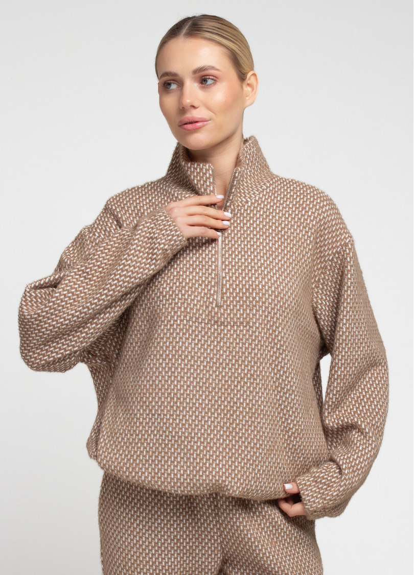 Комплект свитер и штаны SOFTCORE 5816/290 cocoa cupcake/white (коричневый/белый)