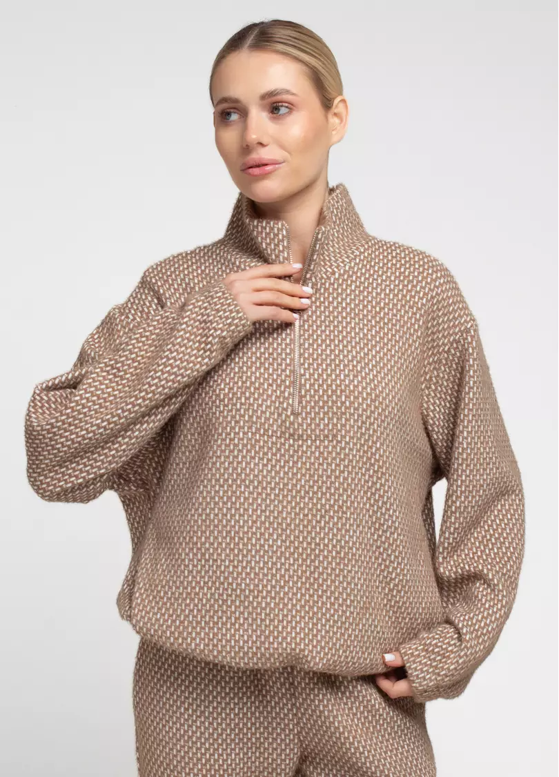 Комплект свитер и штаны SOFTCORE 5816/290 cocoa cupcake/white (коричневый/белый)