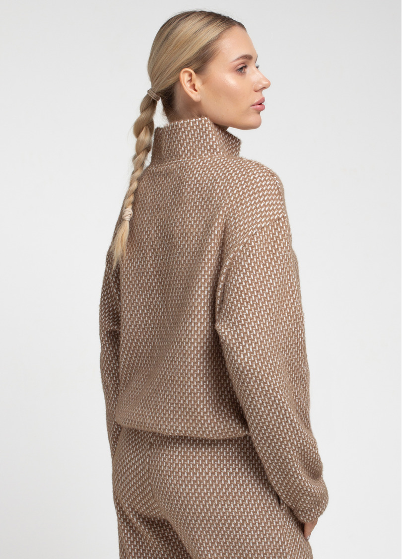 Комплект свитер и штаны SOFTCORE 5816/290 cocoa cupcake/white (коричневый/белый)